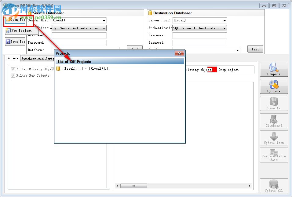 DBDiff(数据库对比工具) 0.9.0.0 官方版