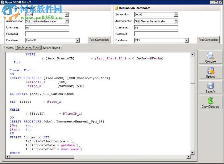 DBDiff(数据库对比工具) 0.9.0.0 官方版