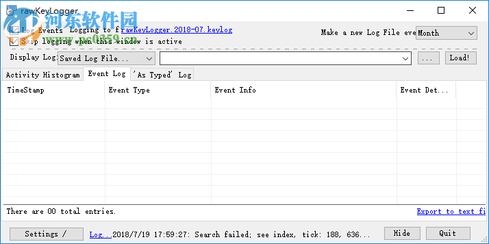 rawKeyLogger(鼠标操作记录器) 0.5 绿色版