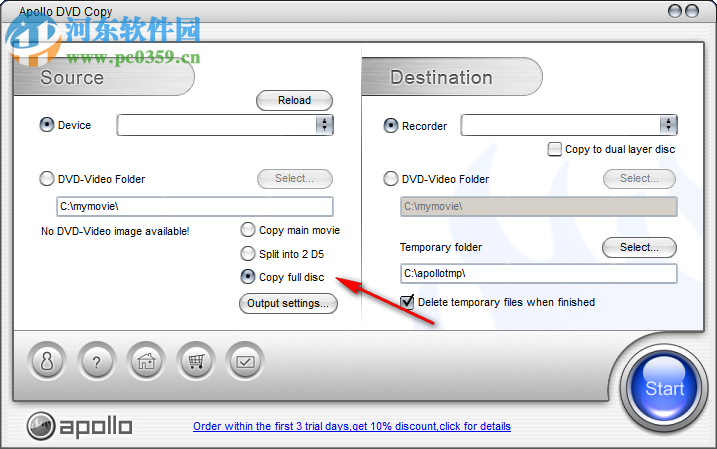 Apollo DVD Copy(DVD复制工具) 4.8.47 官方版