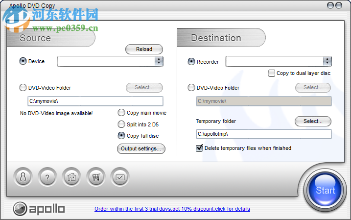 Apollo DVD Copy(DVD复制工具) 4.8.47 官方版