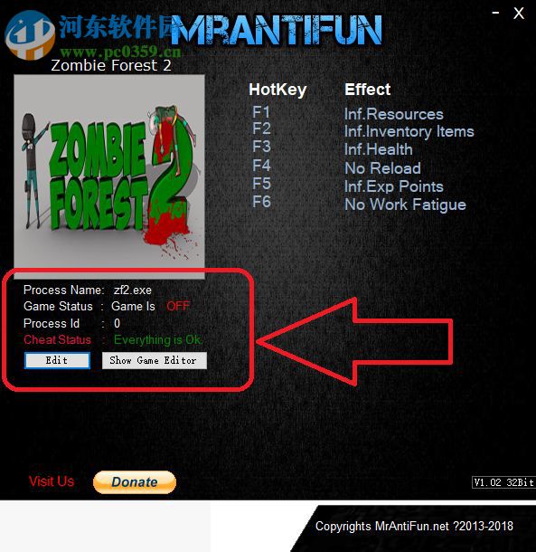 僵尸丛林2六项修改器
