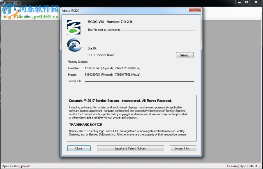 RCDC V8i(混凝土设计软件) 07.00.02.09 免费版