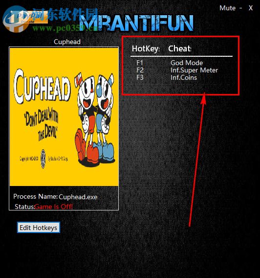 茶杯头三项修改器