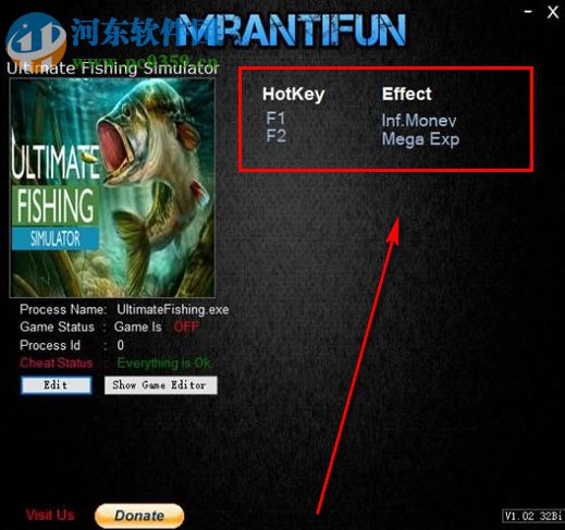 终极钓鱼模拟MrAntiFun修改器