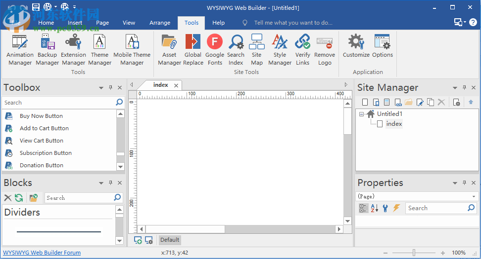 WYSIWYG Web Builder(<a href=/s/webzhizuo/ target=_blank class=infotextkey>网页制作</a>软件) 15.1.0 官方版