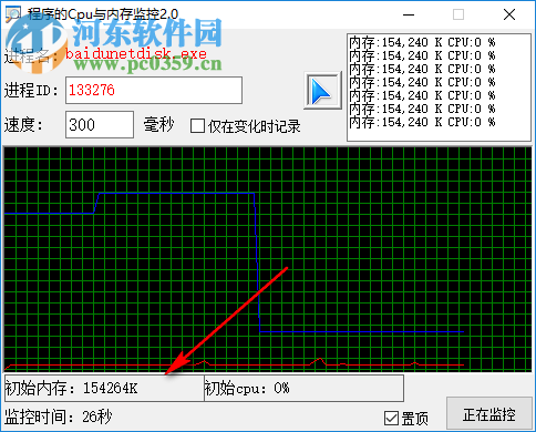 程序的Cpu与内存监控软件(cpu内存监控工具) 2.0 最新免费版