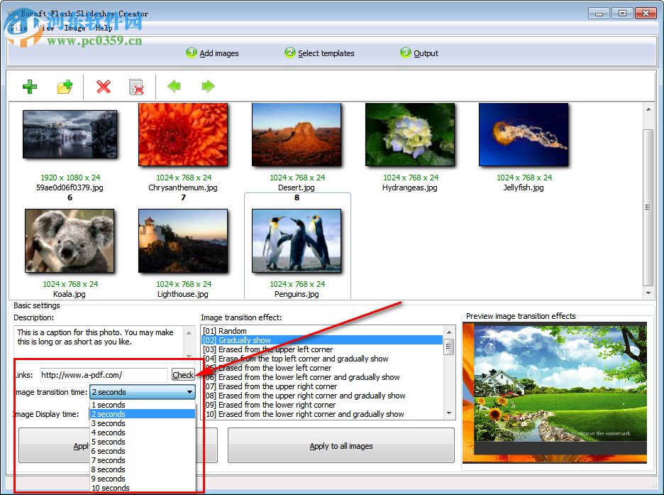 Boxoft Flash SlideShow Creator(Flash幻灯片制作软件) 1.1 官方版