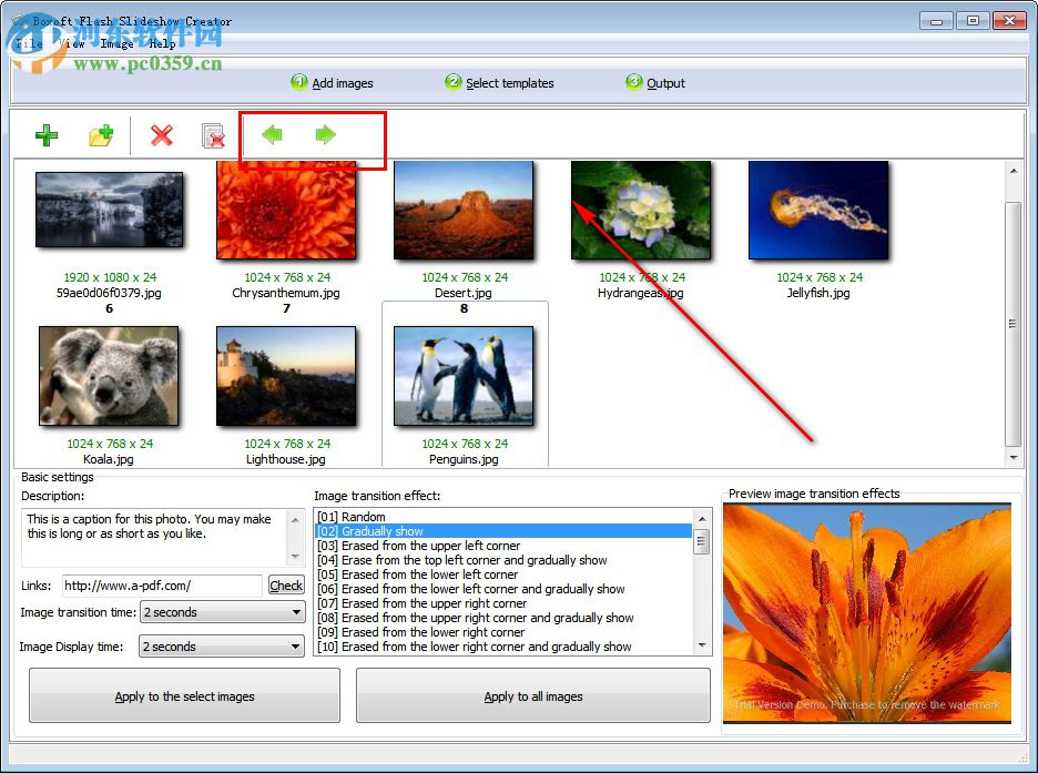 Boxoft Flash SlideShow Creator(Flash幻灯片制作软件) 1.1 官方版