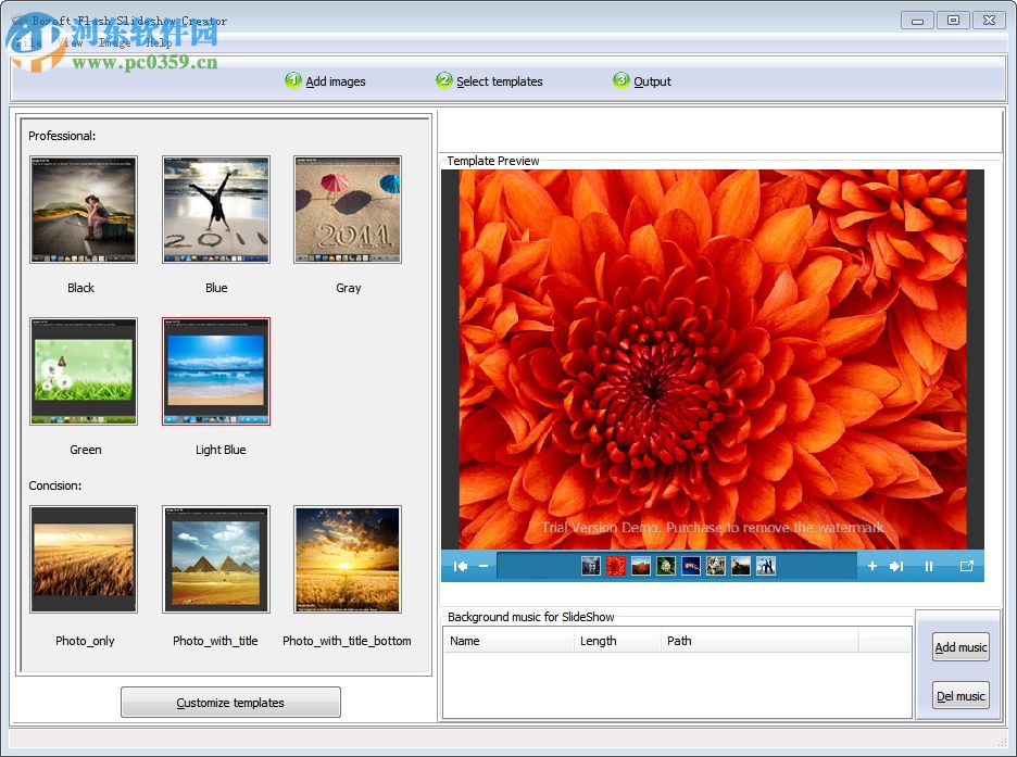 Boxoft Flash SlideShow Creator(Flash幻灯片制作软件) 1.1 官方版