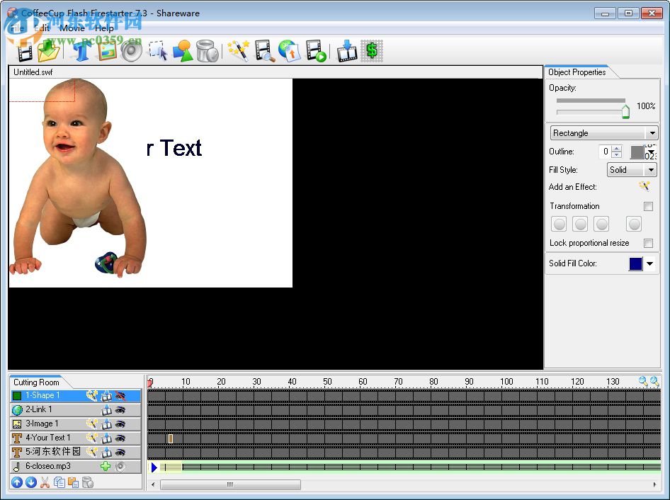 CoffeeCup Flash Firestarter(Flash效果制作) 7.3 官方版