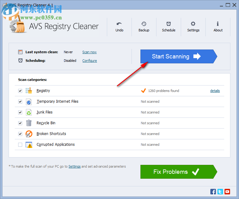 AVS Registry Cleaner(注册表垃圾清理软件) 4.1.2 官方版