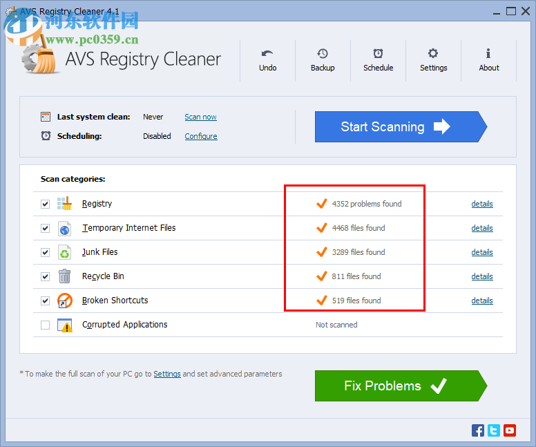 AVS Registry Cleaner(注册表垃圾清理软件) 4.1.2 官方版