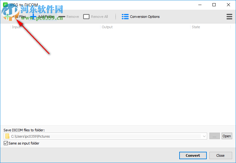 JPEG to DICOM(JPEG转DICOM软件) 1.10.2 官方版