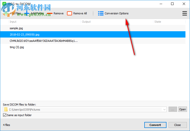 JPEG to DICOM(JPEG转DICOM软件) 1.10.2 官方版