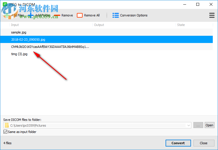JPEG to DICOM(JPEG转DICOM软件) 1.10.2 官方版