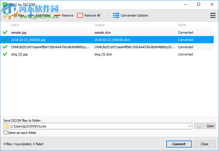 JPEG to DICOM(JPEG转DICOM软件) 1.10.2 官方版