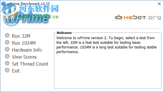 cpu测试工具(wPrime Benchmark) 2.10 官方版