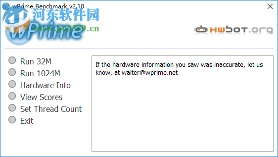 cpu测试工具(wPrime Benchmark) 2.10 官方版