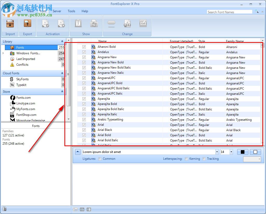FontExplorer X Pro(字体管理工具) 3.5.3 破解版