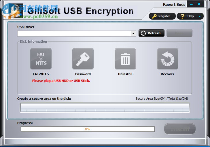 GiliSoft USB Stick Encryption(U盘加密工具) 6.1.0 免费中文版