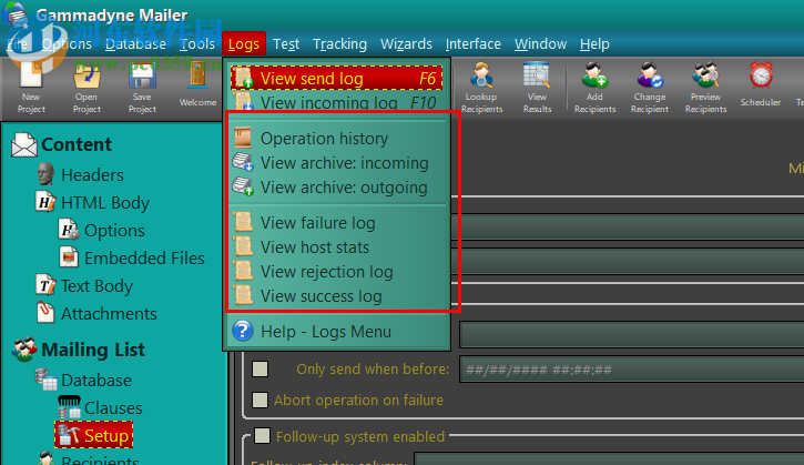 Gammadyne Mailer(电子邮件发送软件) 57.1 官方版