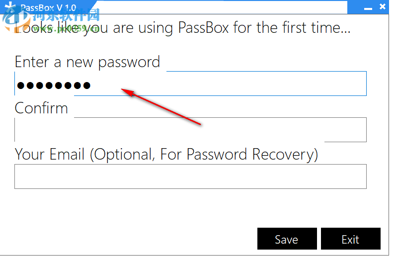 PassBox(密码管理软件) 1.0 绿色版