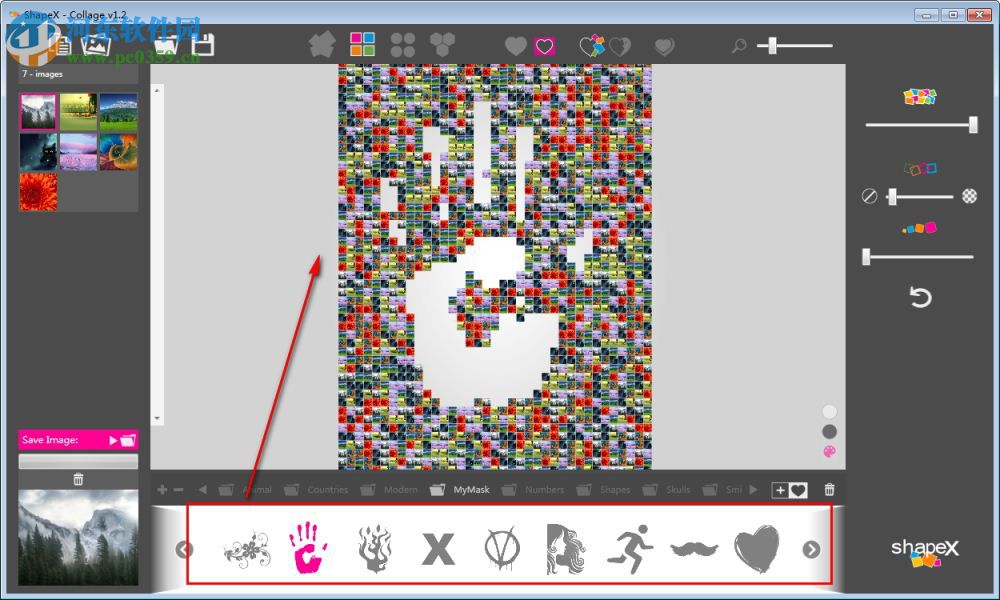ShapeX(照片拼贴软件) 1.2 官方版