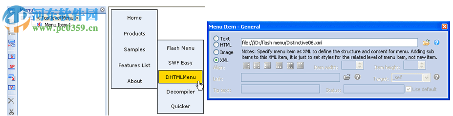 Sothink Flash Menu(闪存菜单工具) 1.2 官方版