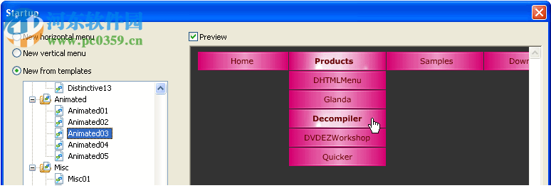 Sothink Flash Menu(闪存菜单工具) 1.2 官方版