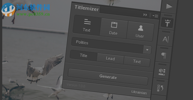 PS随机文字生成插件(Titlemizer) 1.0 免费版