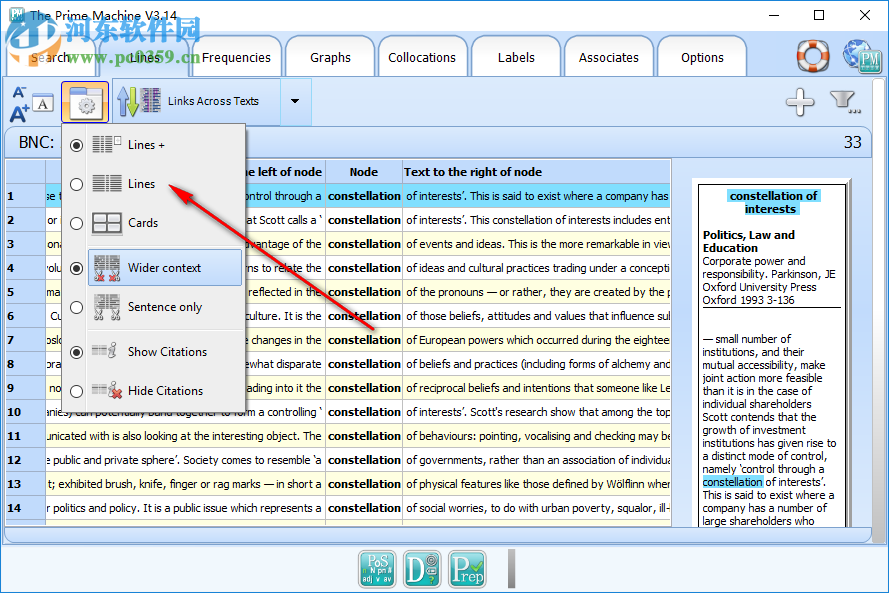 The Prime Machine(语料库检索软件)