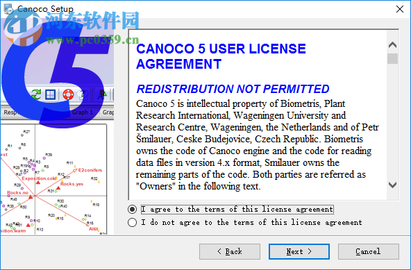 Canoco(生态数据处理软件) 5.02 免费版