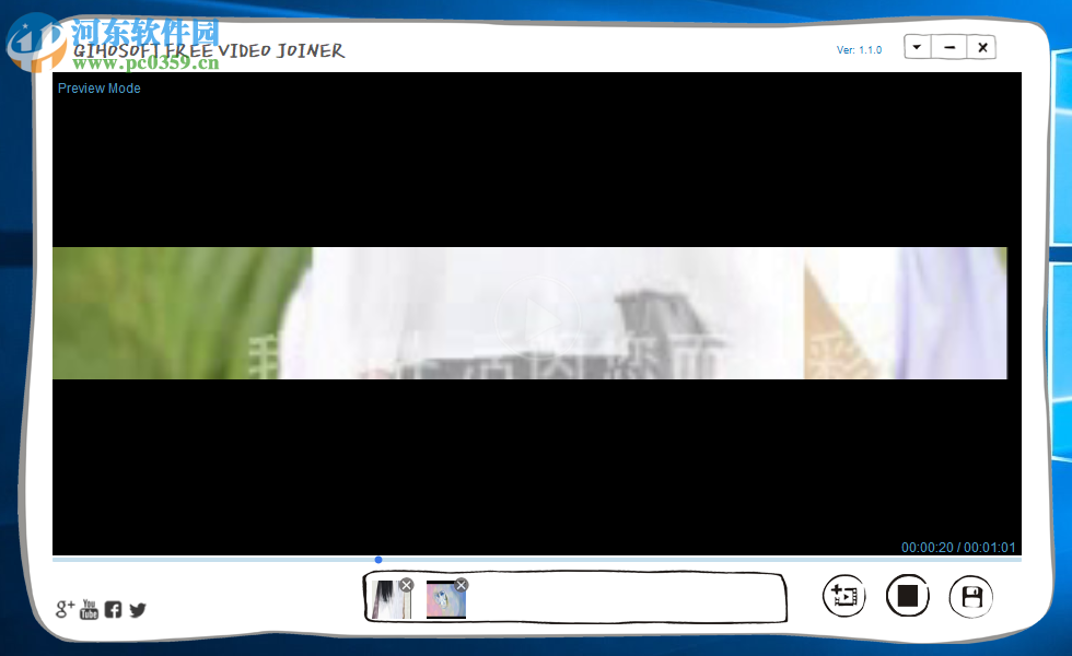 Gihosoft Free Video Joiner(免费视频合并软件) 1.1.0 免费版