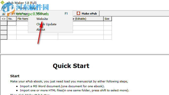 ePub Maker(电子书制作器) 1.8 免费版