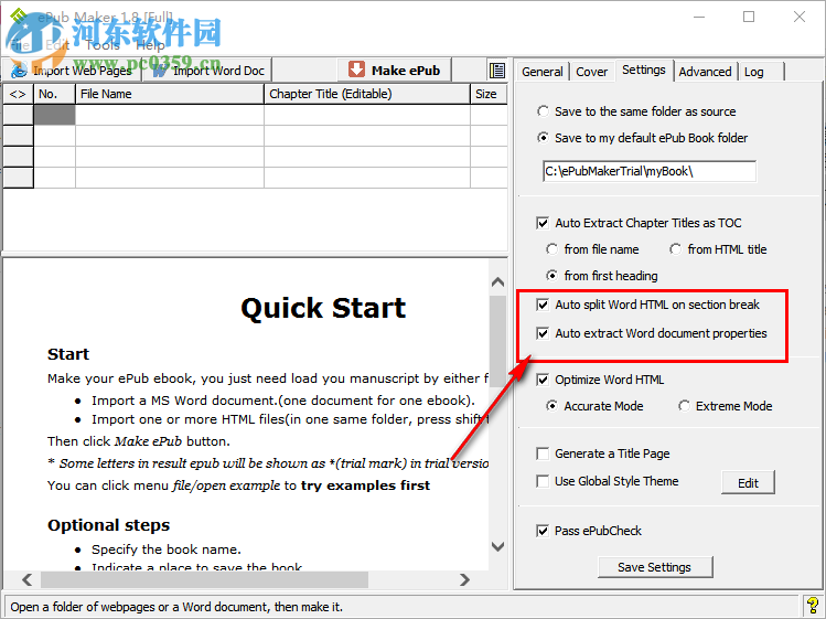 ePub Maker(电子书制作器) 1.8 免费版