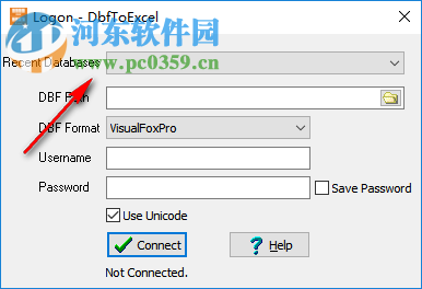DBF文件转换成excel工具(DbfToExcel) 1.2 官方版