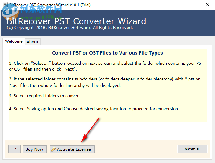 pst格式转换工具(BitRecover PST Converter Wizard)