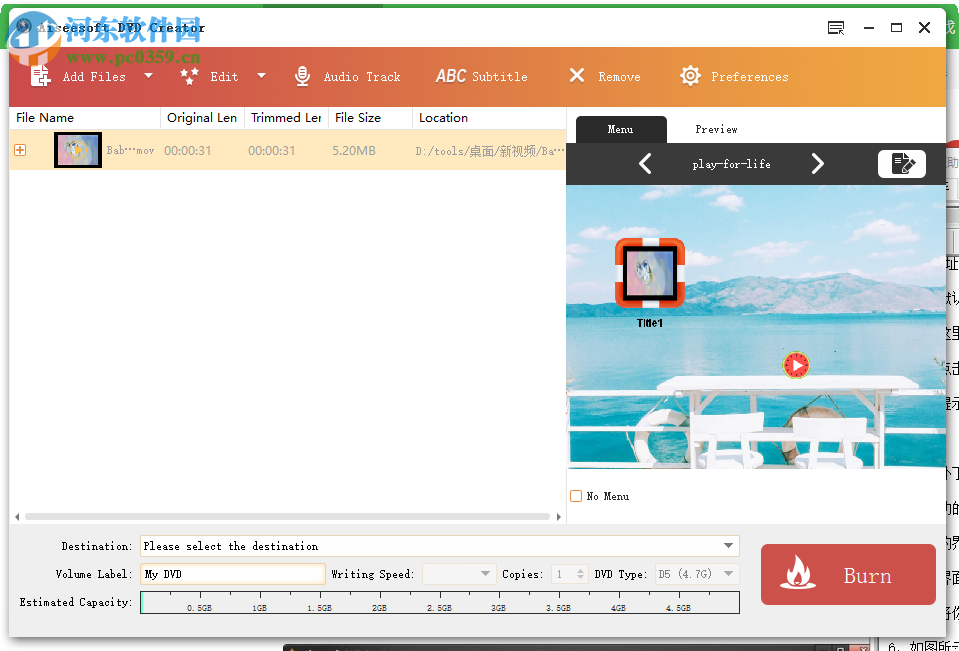 Aiseesoft DVD Creator(DVD刻录软件) 5.2.38 免费版