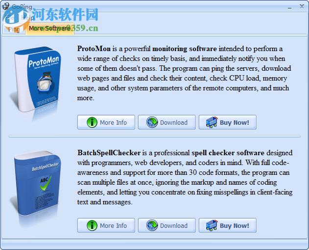 GoPing(图形化的ping测试工具) 1.0 绿色版