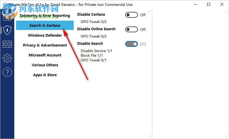 Private Win10(隐私设置工具) 0.1g 官方版