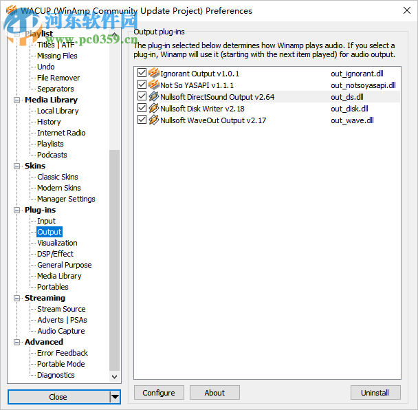 WACUP(音频播放器) 1.0.1.3276 官方版