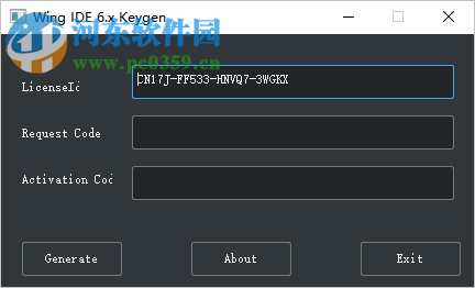 Wing IDE 6.x注册机 绿色通用版
