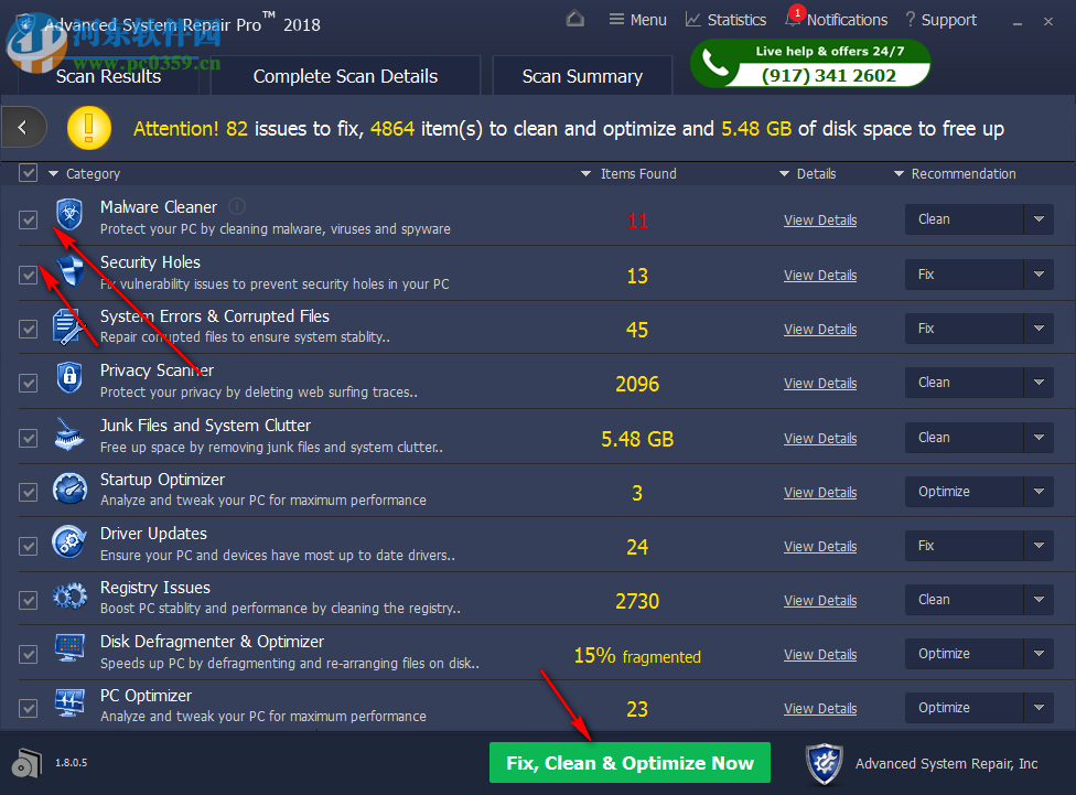 Advanced System Repair(高级系统修复工具) 1.8.0.5 破解版