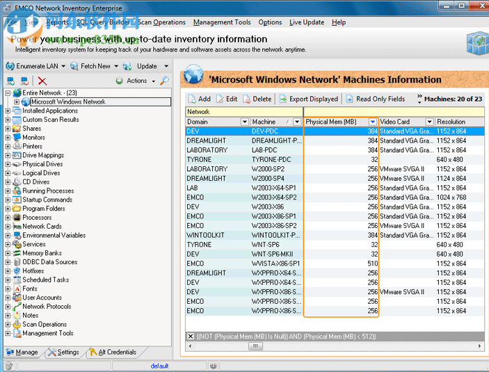 EMCO Network Inventory Enterprise(网络审计软件) 5.8.20.9981 破解版