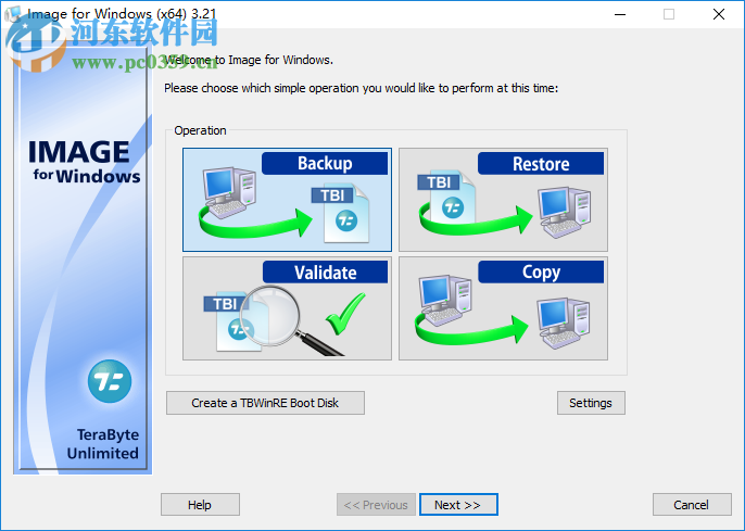 TeraByte Drive lmage Backup(系统备份还原工具) 3.21 免费版