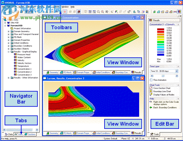 PC Progress HYDRUS 2D3D Pro(水流溶质运移模拟软件) 2.04.0580 免费版