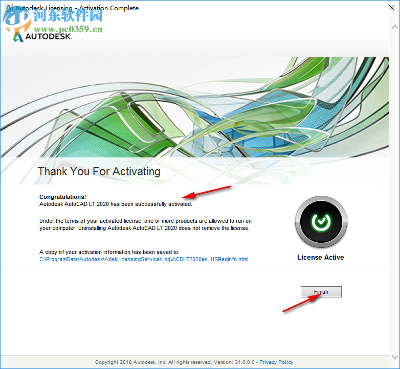 autocad lt 2020 64位32位注册机 附使用教程