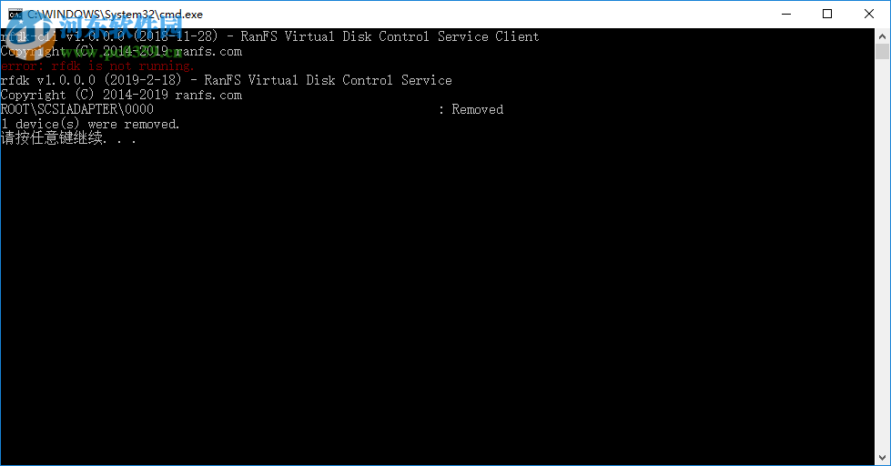 RANFS虚拟磁盘驱动器