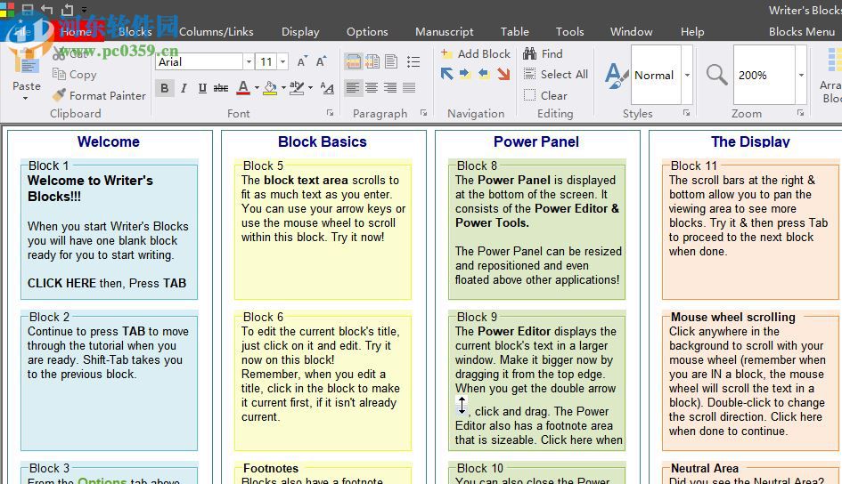Writers Blocks(写作软件) 5.0.0.85 免费版